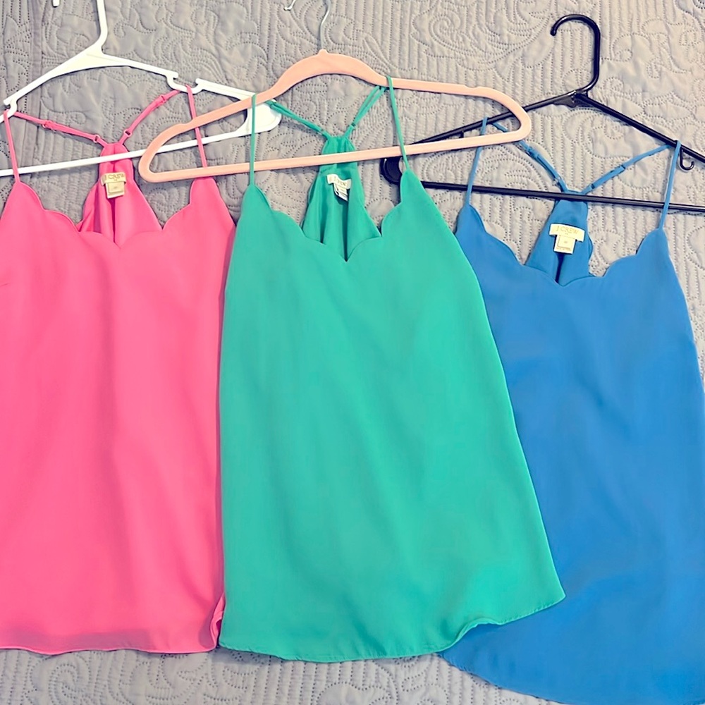 J Crew Colorful Tank Tops for Summer Bundle